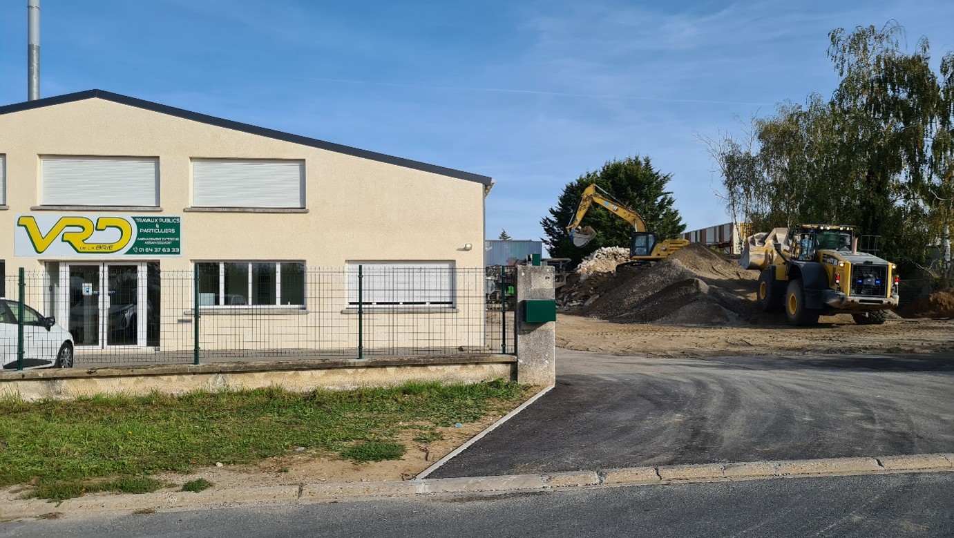 Chantier de travaux publics Voirie de la Brie en Seine-et-Marne